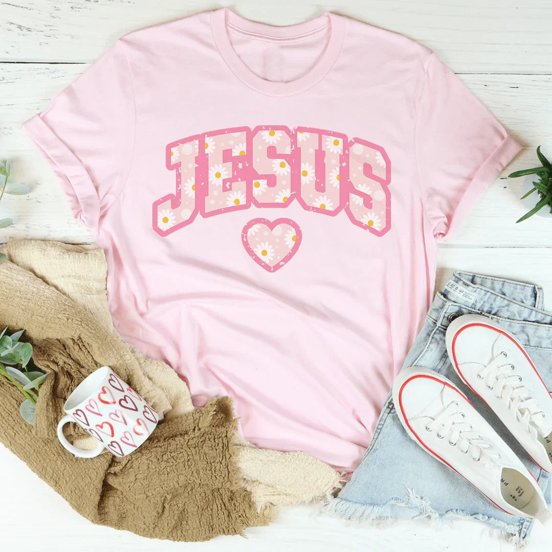 Jesus Floral Tee