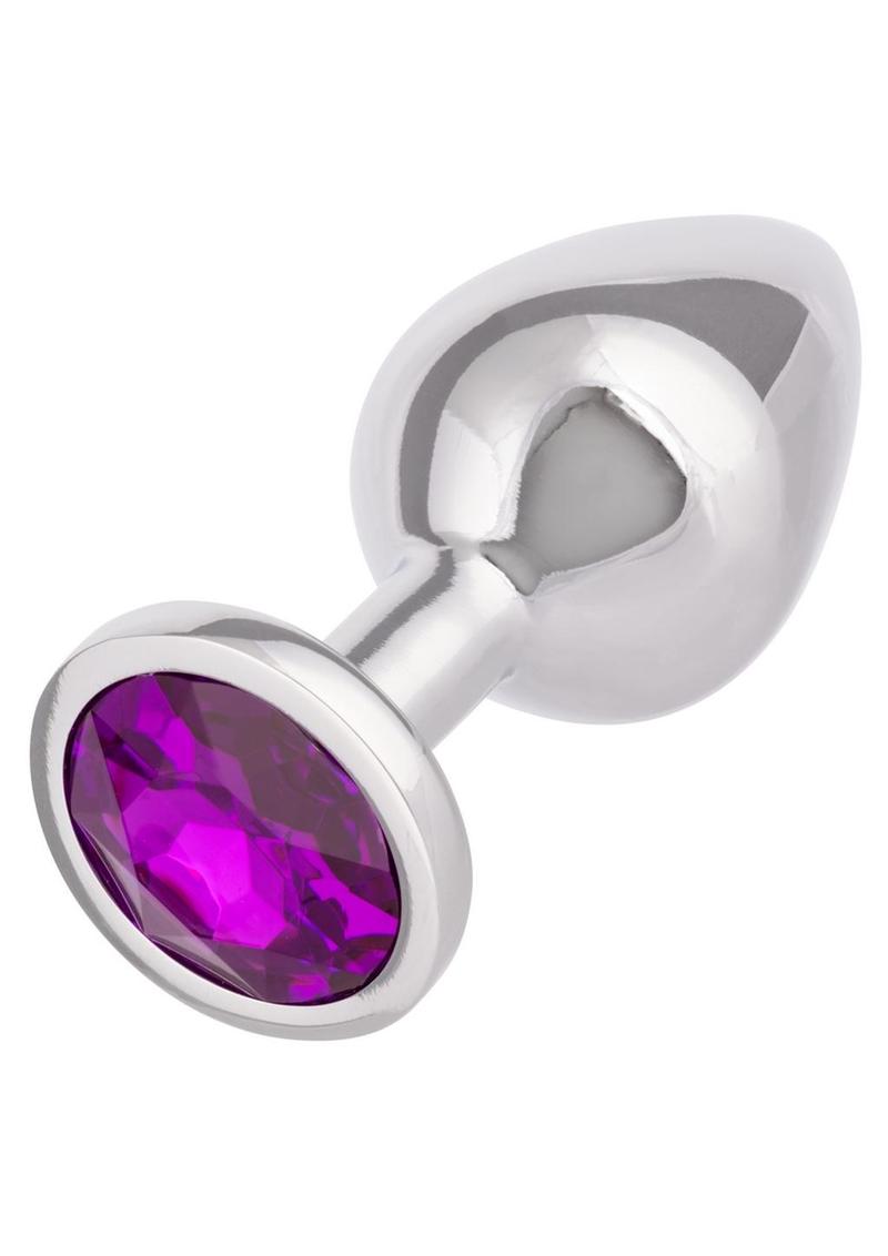 Jewel Small Amethyst Aluminum Anal Plug By CalExotics