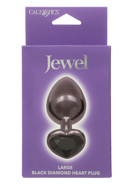Calexotics Jewel Black Diamond Heart Plug