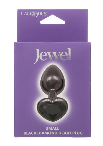 Calexotics Jewel Black Diamond Heart Plug