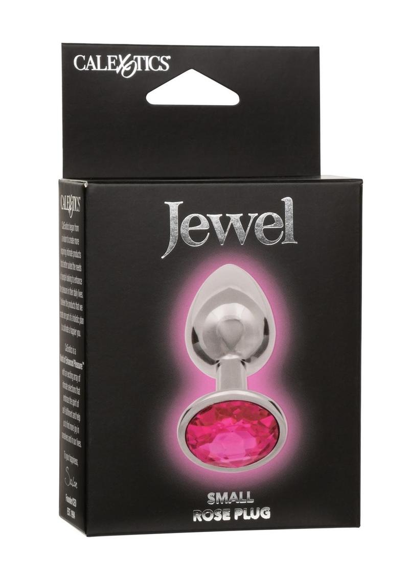 Jewel Rose Small Aluminum Anal Plug