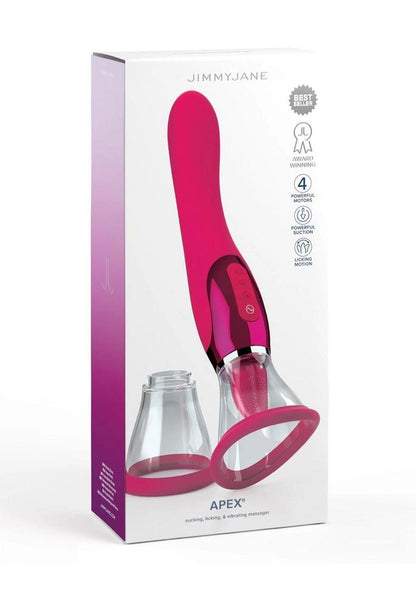JimmyJane Apex Vibrator Suction Licking And Powerful Silicone