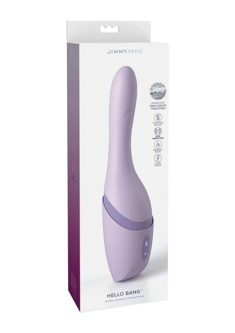 Jimmyjane Hello Bang Recharge Silicone Thrusting Vibrator