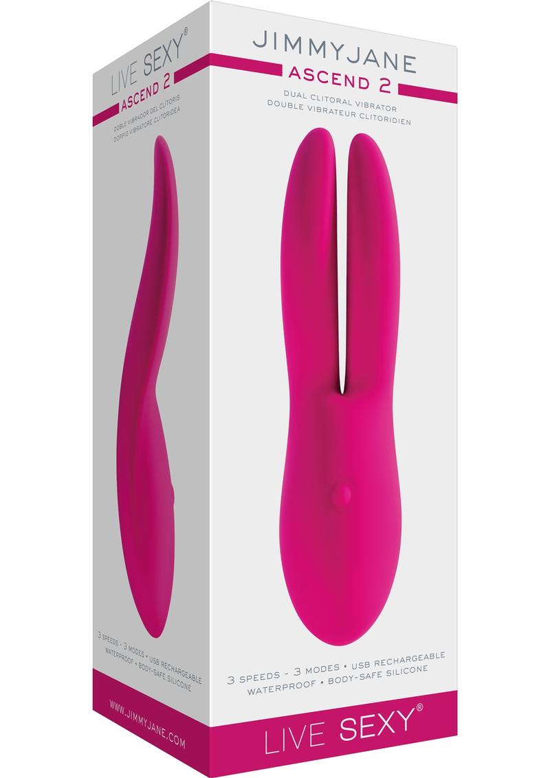JimmyJane Ascend 2 Rechargeable Dual Clitoral Vibrator