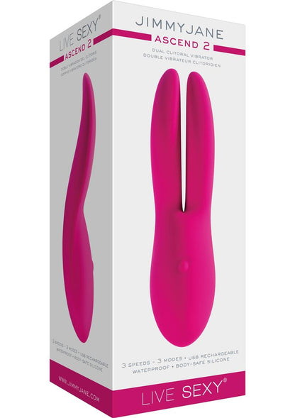 JimmyJane Ascend 2 Rechargeable Dual Clitoral Vibrator