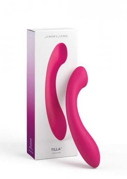 Jimmyjane Tilla Silicone Dildo Smooth Curved Design