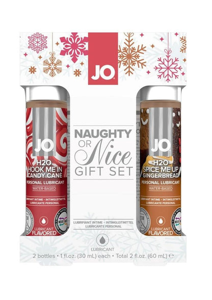 JO Naughty or Nice Flavored Lubricant Gift Set