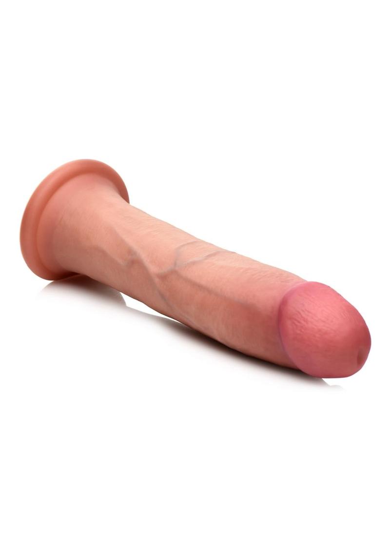 Jock Dual Density Silicone Dildo 8-Inch - Vanilla