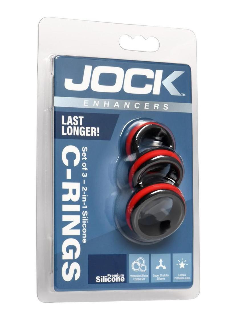Jock 2-in-1 Silicone Cock Ring Set