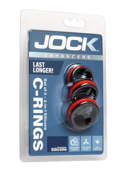 Jock 2-in-1 Silicone Cock Ring Set