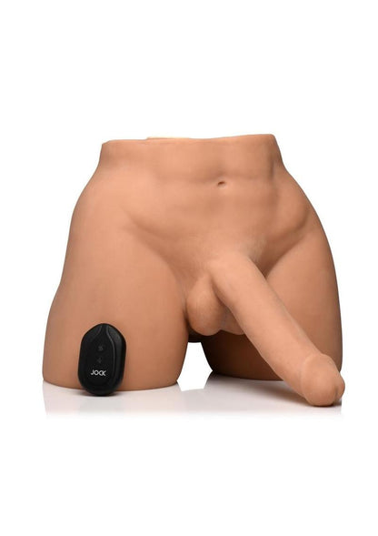 Jock Auto Squeezing And Vibrating Male Masturbator with Remote Control