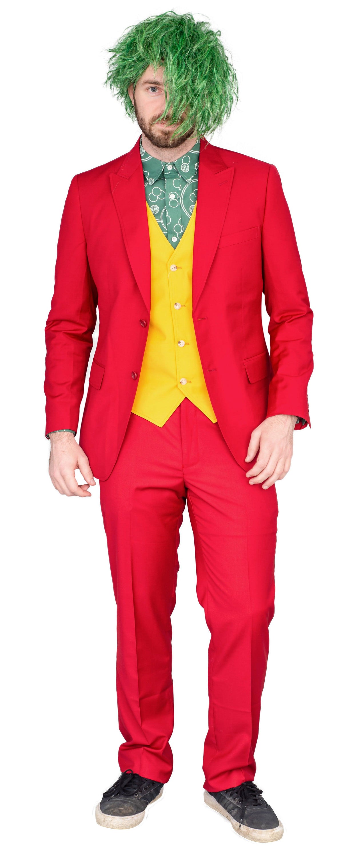 Joker Psycho Clown Costume Set