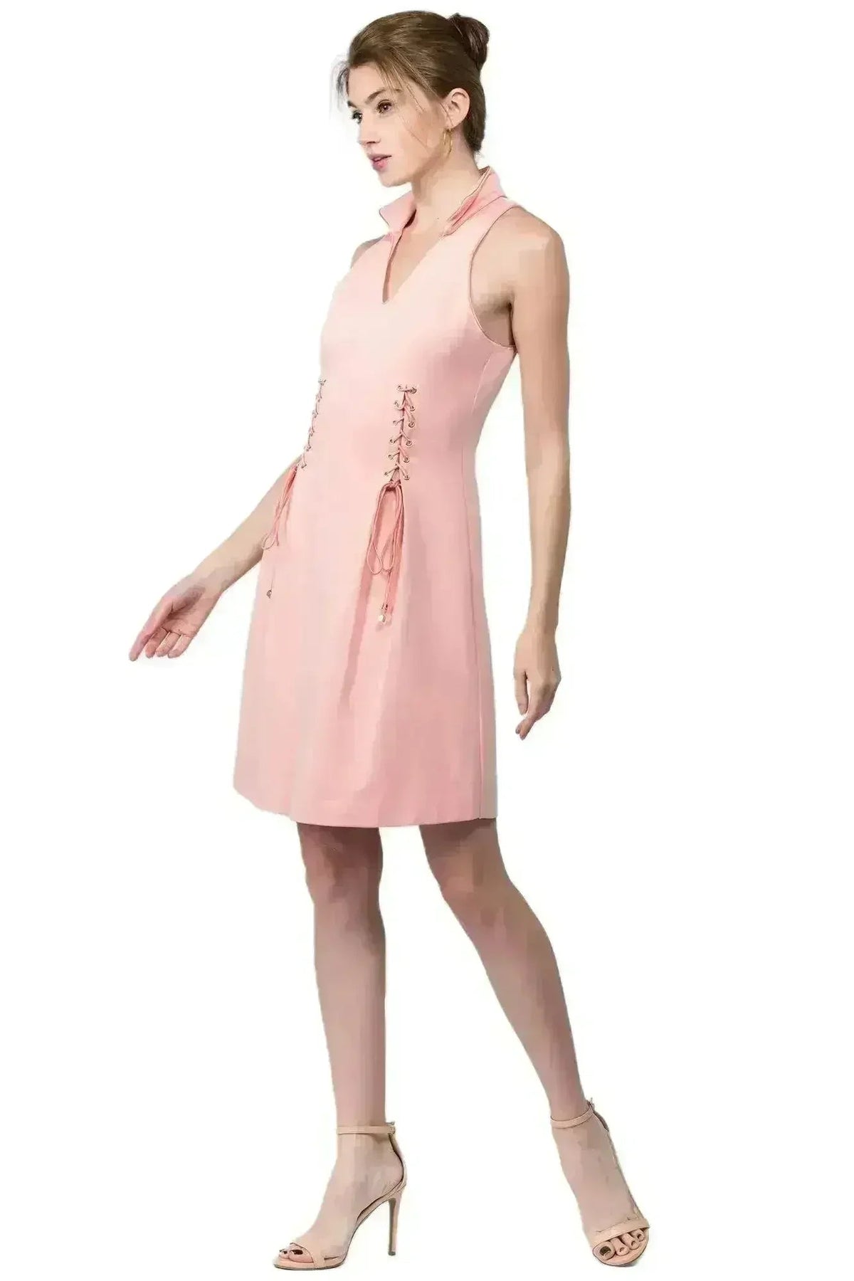 Vienna Dress - Fit and flare wing tip collar dress