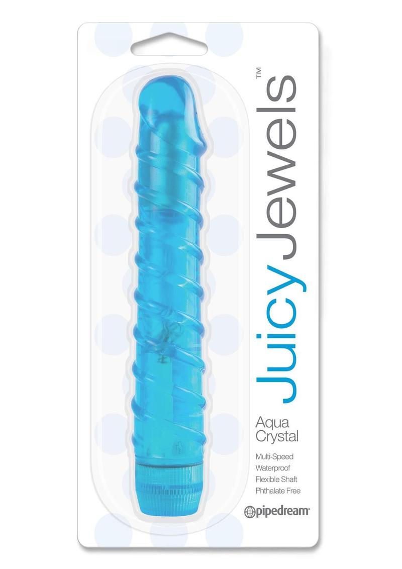 Juicy Jewels Aqua Crystal Multi Speed Waterproof Vibrator