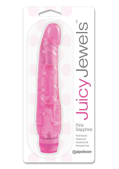 Juicy Jewels Pink Sapphire Multi Speed Waterproof Vibrator