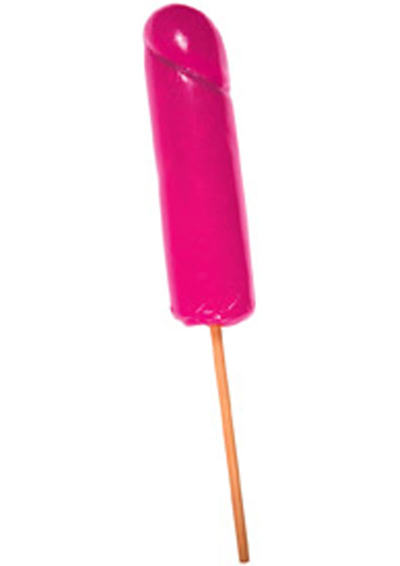 Jumbo Cock Pops Fruit Flavored Lollipop Cherry Flavor Candy on a Stick