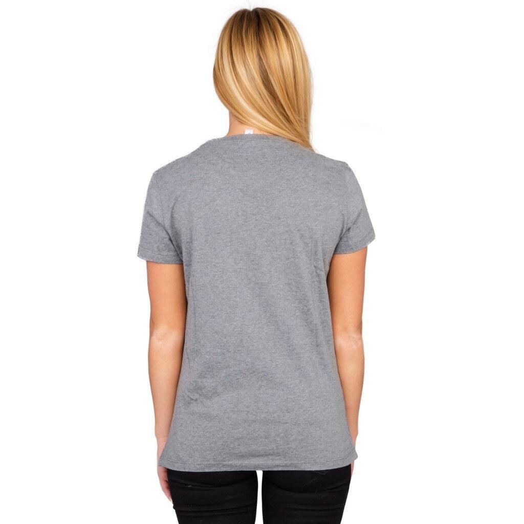 Juno Slinky Spring Walking Toy Gray Juniors T-Shirt