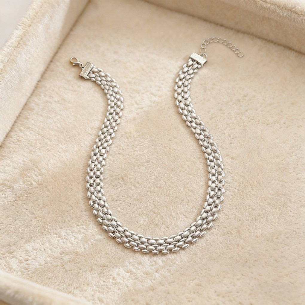 Y-Shaped Layered Necklace &amp; Bracelet Set