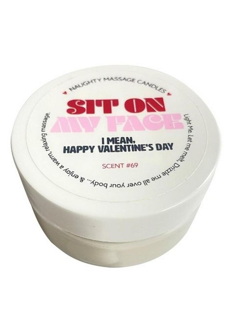 Sit On My Face Naughty Massage Candle Scent