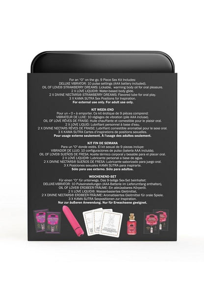 Kama Sutra Weekender Vibe Strawberry Dreams Travel Kit
