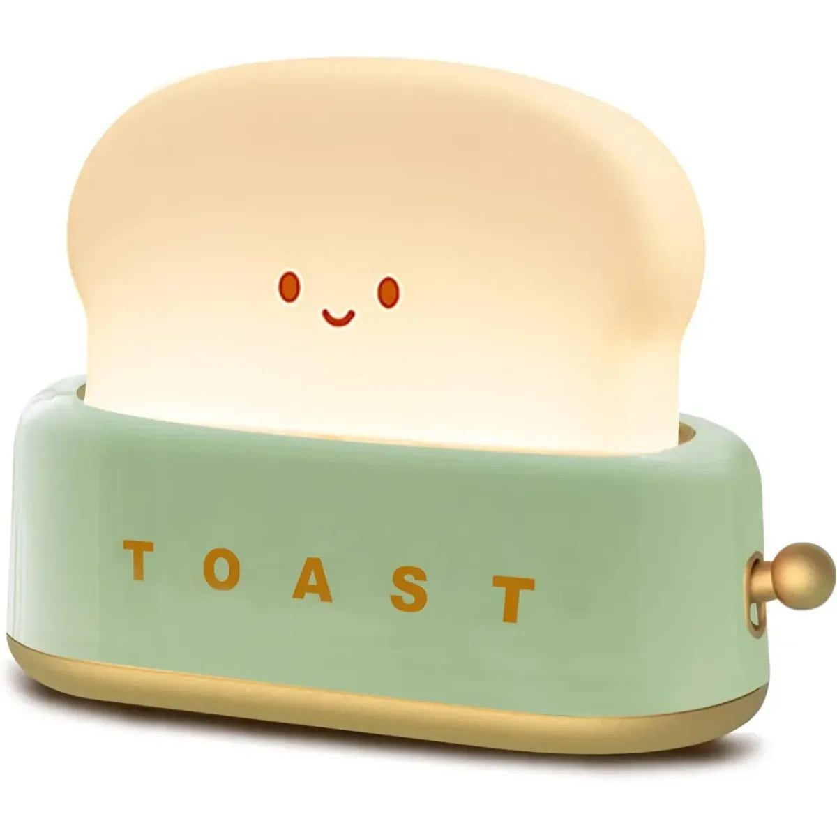 Toast LED Night Light – Kawaii Bread Lamp with Timer &amp; Adjustable Brightness