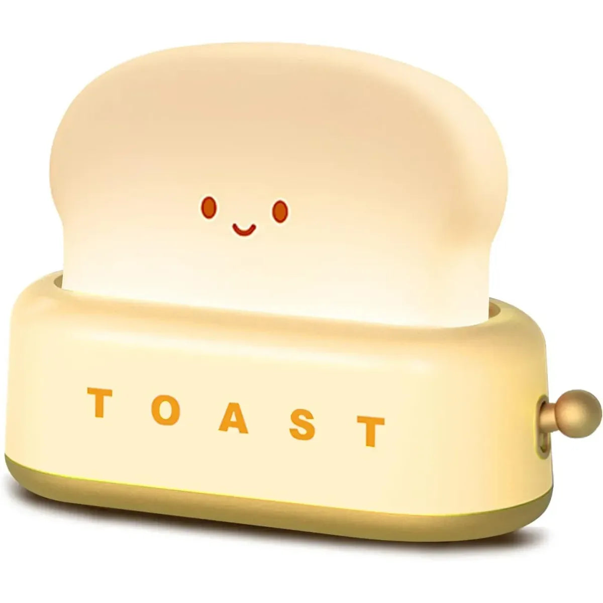 Toast LED Night Light – Kawaii Bread Lamp with Timer &amp; Adjustable Brightness