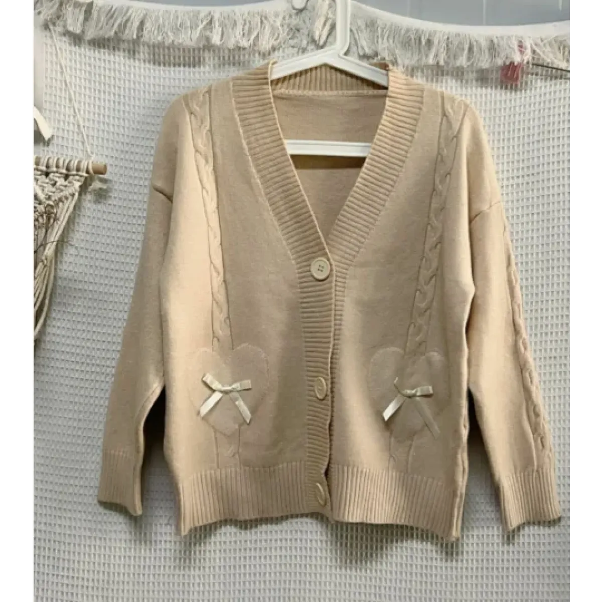 Kawaii Knitted Cardigan – Women&