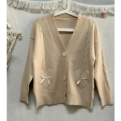Kawaii Knitted Cardigan – Women&