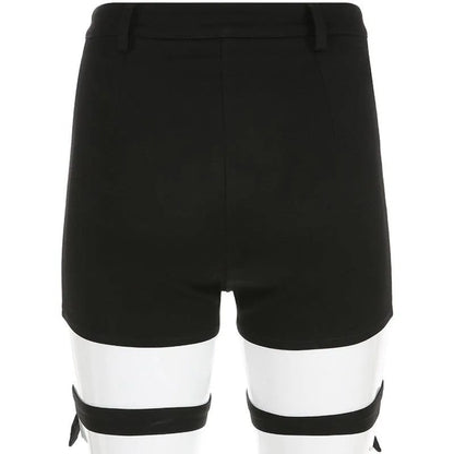 Hollow Out Punk Shorts