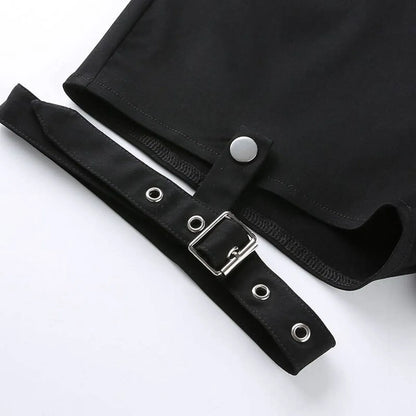 Hollow Out Punk Shorts