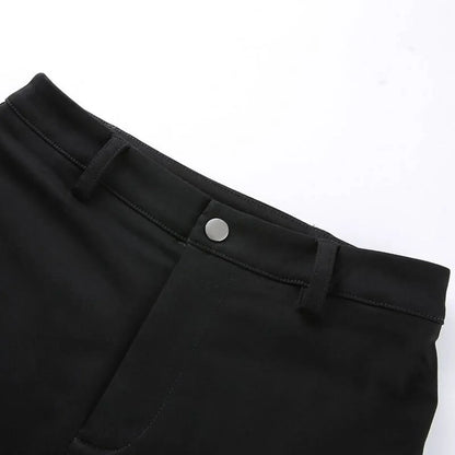 Hollow Out Punk Shorts