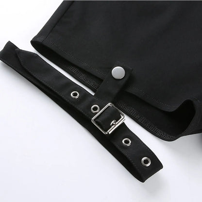 Hollow Out Punk Shorts