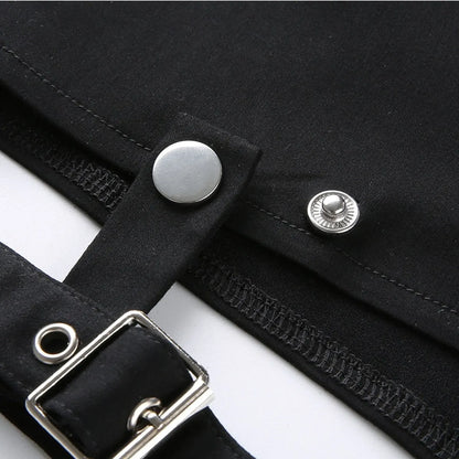 Hollow Out Punk Shorts
