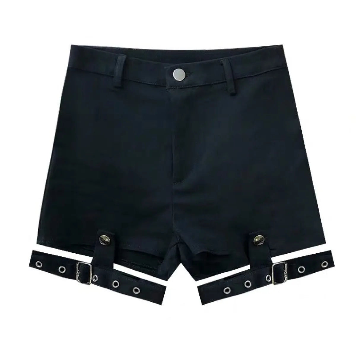 Hollow Out Punk Shorts