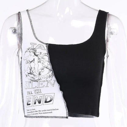 Silent Till The End Crop Top