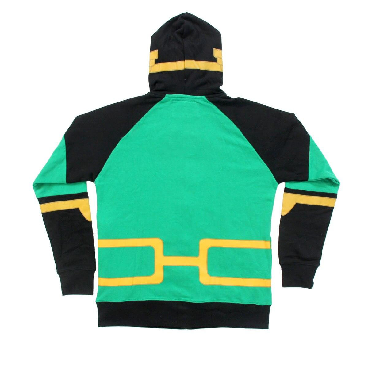 Kid Loki Symbol Zip Up Costume Hoodie Sweatshirt