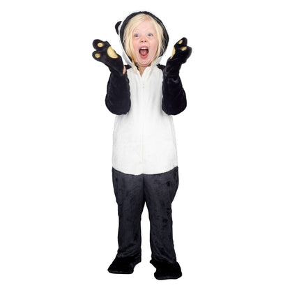 Kids Youth Child Panda Halloween Cosplay Costume Flappy Suit