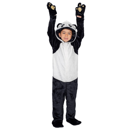 Kids Youth Child Panda Halloween Cosplay Costume Flappy Suit