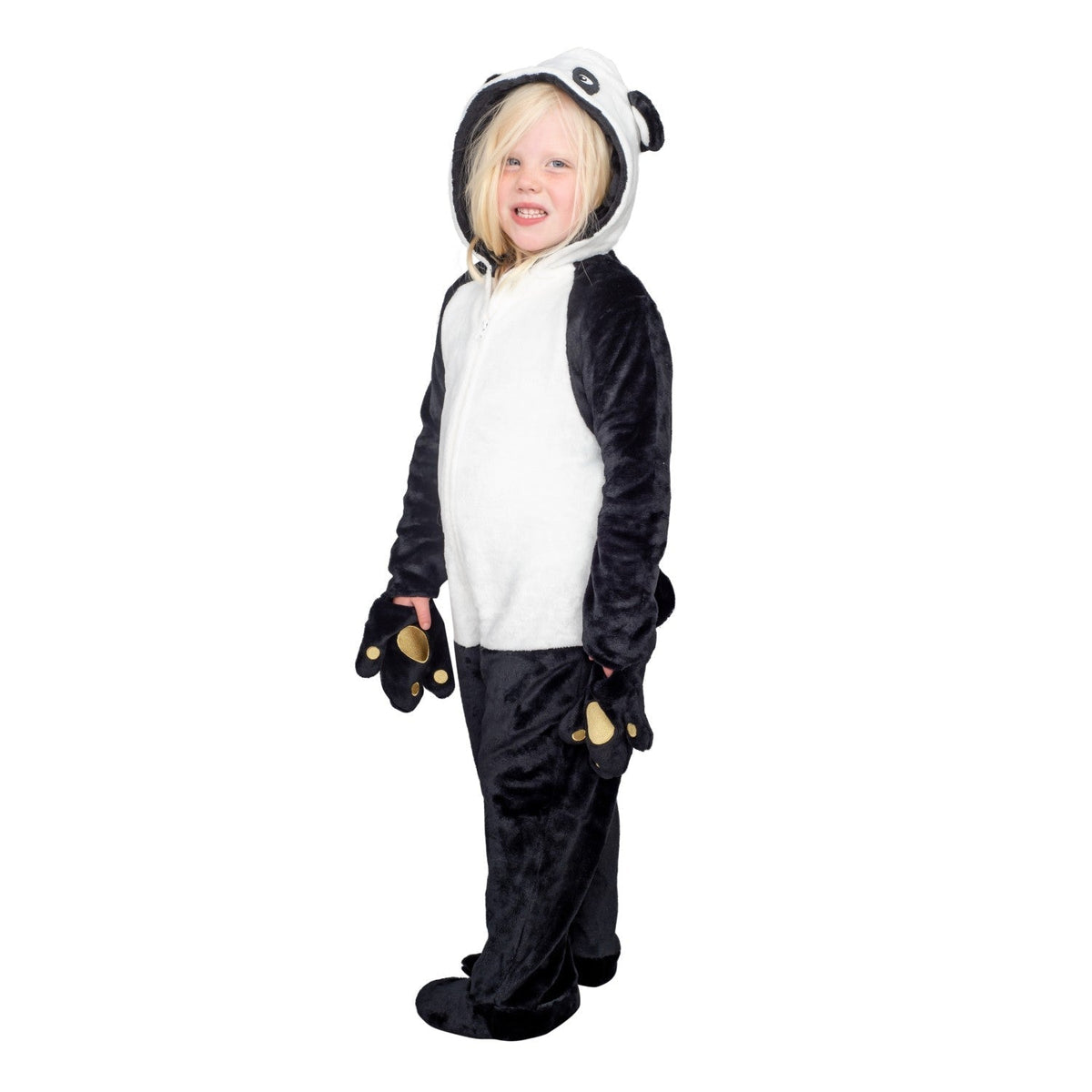 Kids Youth Child Panda Halloween Cosplay Costume Flappy Suit