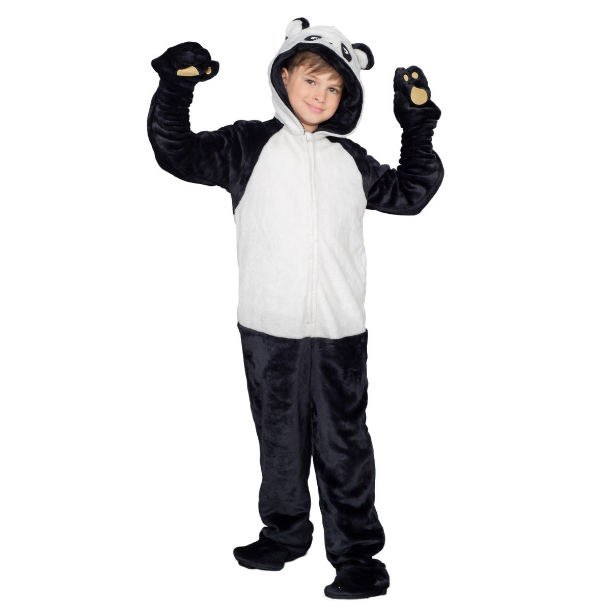 Kids Youth Child Panda Halloween Cosplay Costume Flappy Suit