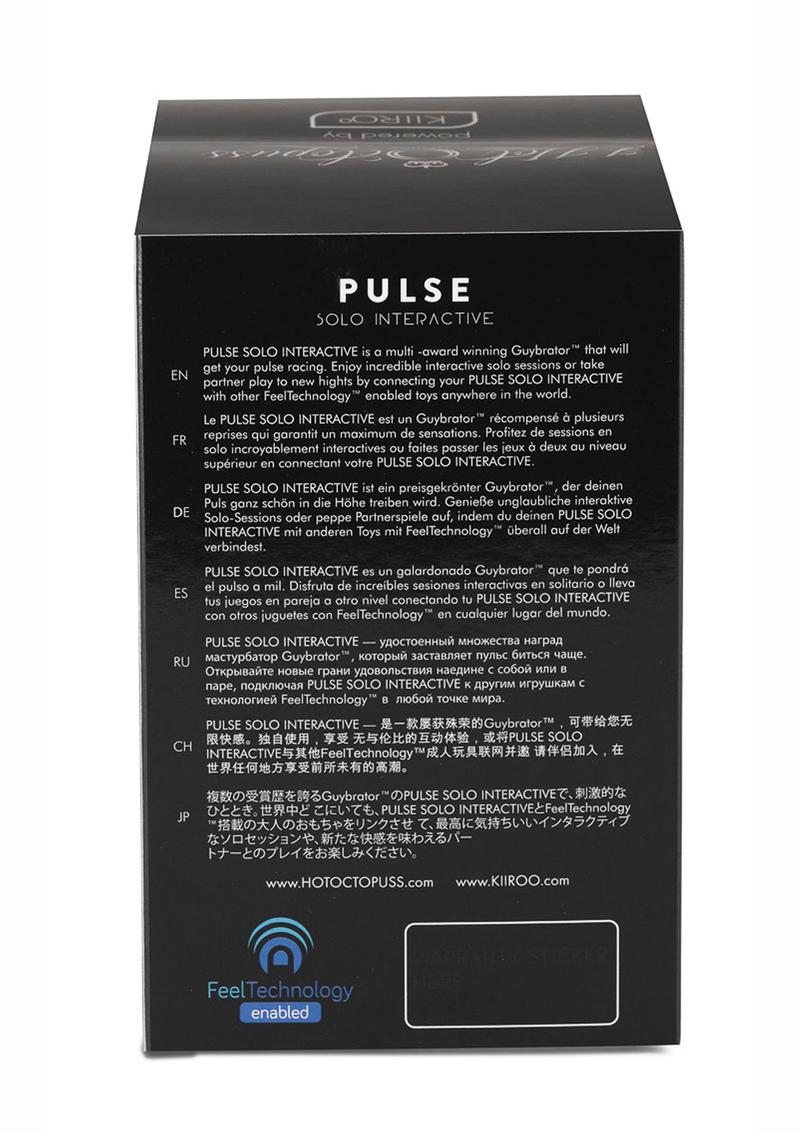Kiiroo Hot Octopuss Pulse Solo Interactive Rechargeable Masturbator