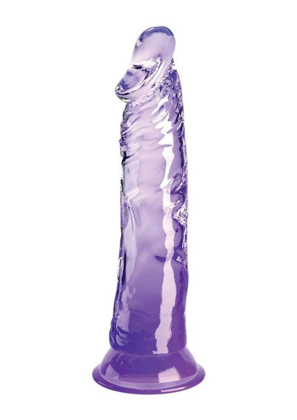 King Cock Clear 8 Inch Dildo with Suction Base Realistic And Strap-On