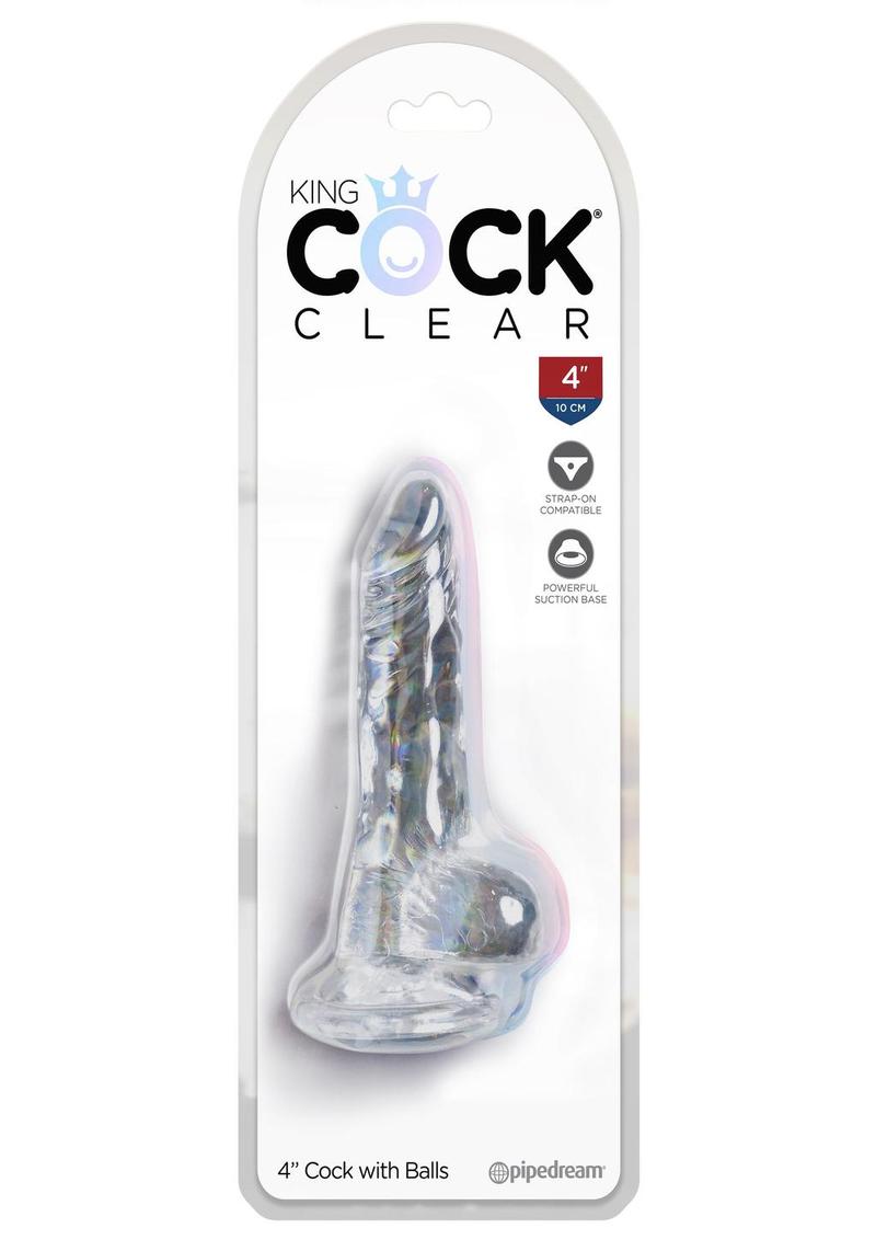 King Cock Realistic Dildo With Balls