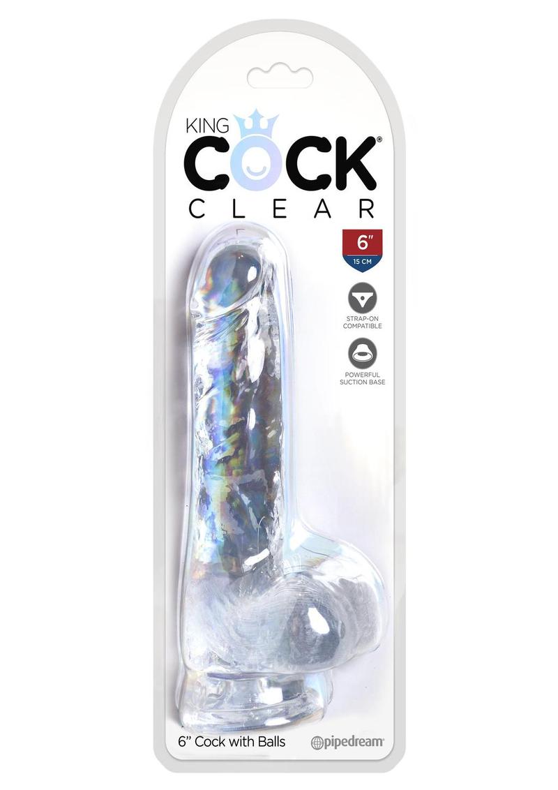 King Cock Realistic Dildo With Balls
