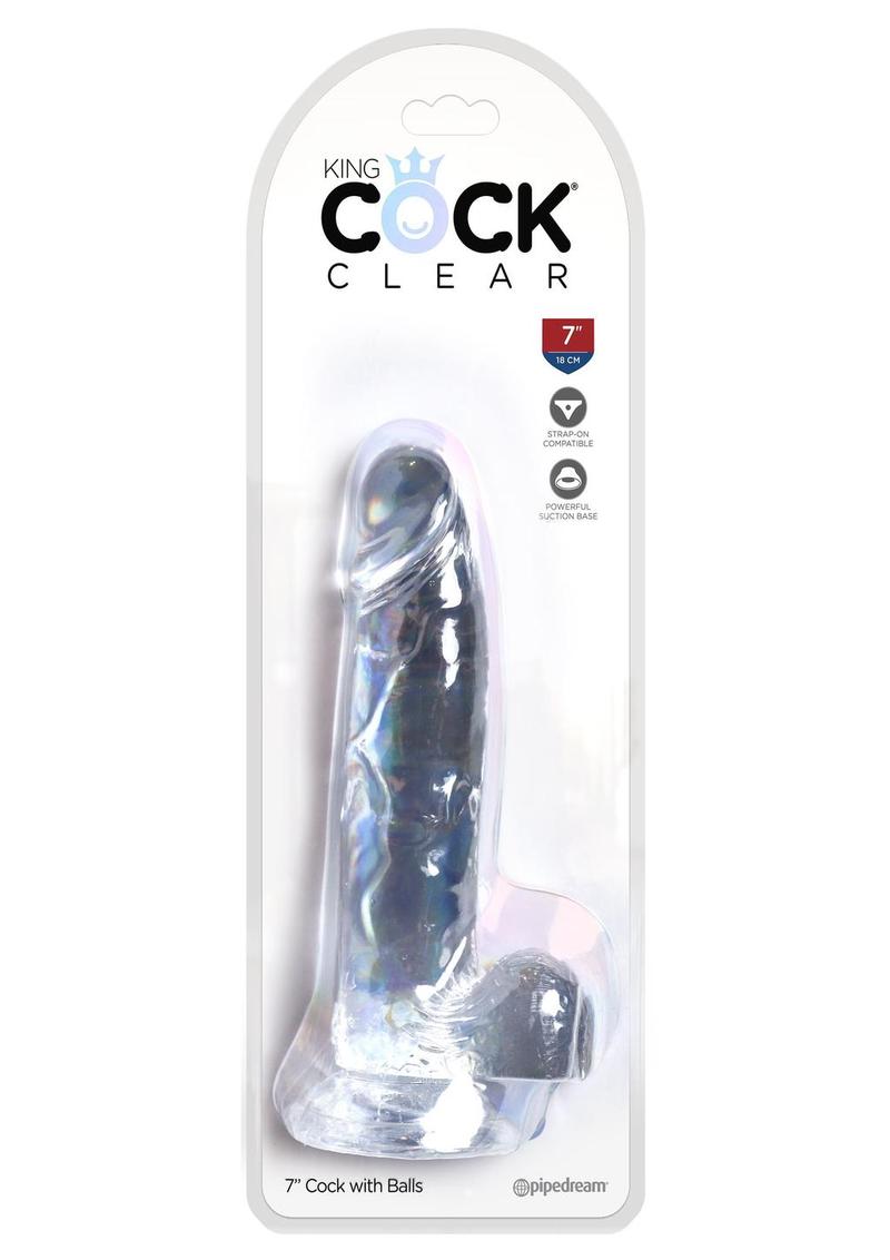 King Cock Realistic Dildo With Balls