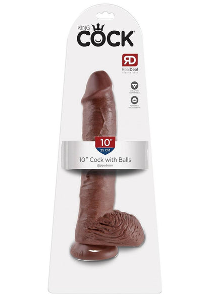 King Cock Realistic Dildo With Balls
