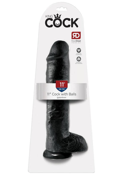 King Cock Realistic Dildo With Balls