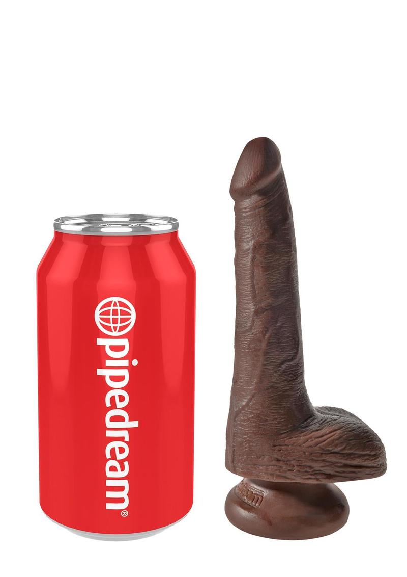 King Cock Realistic Dildo With Balls