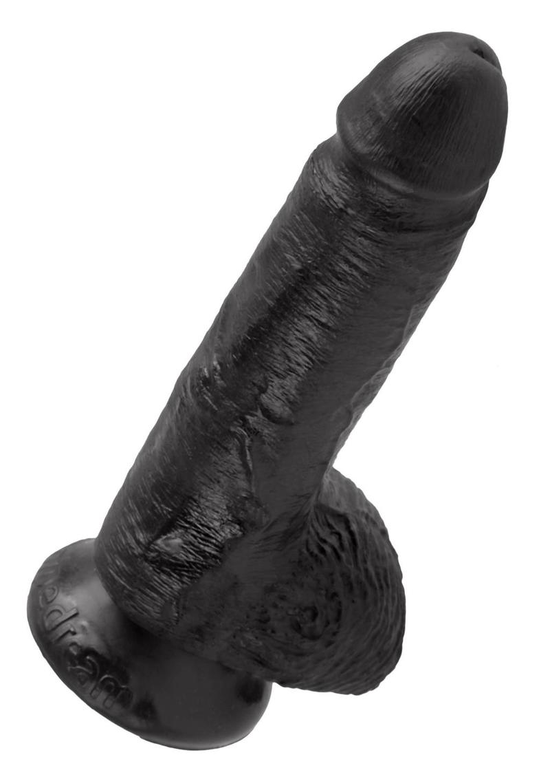 King Cock Realistic Dildo With Balls