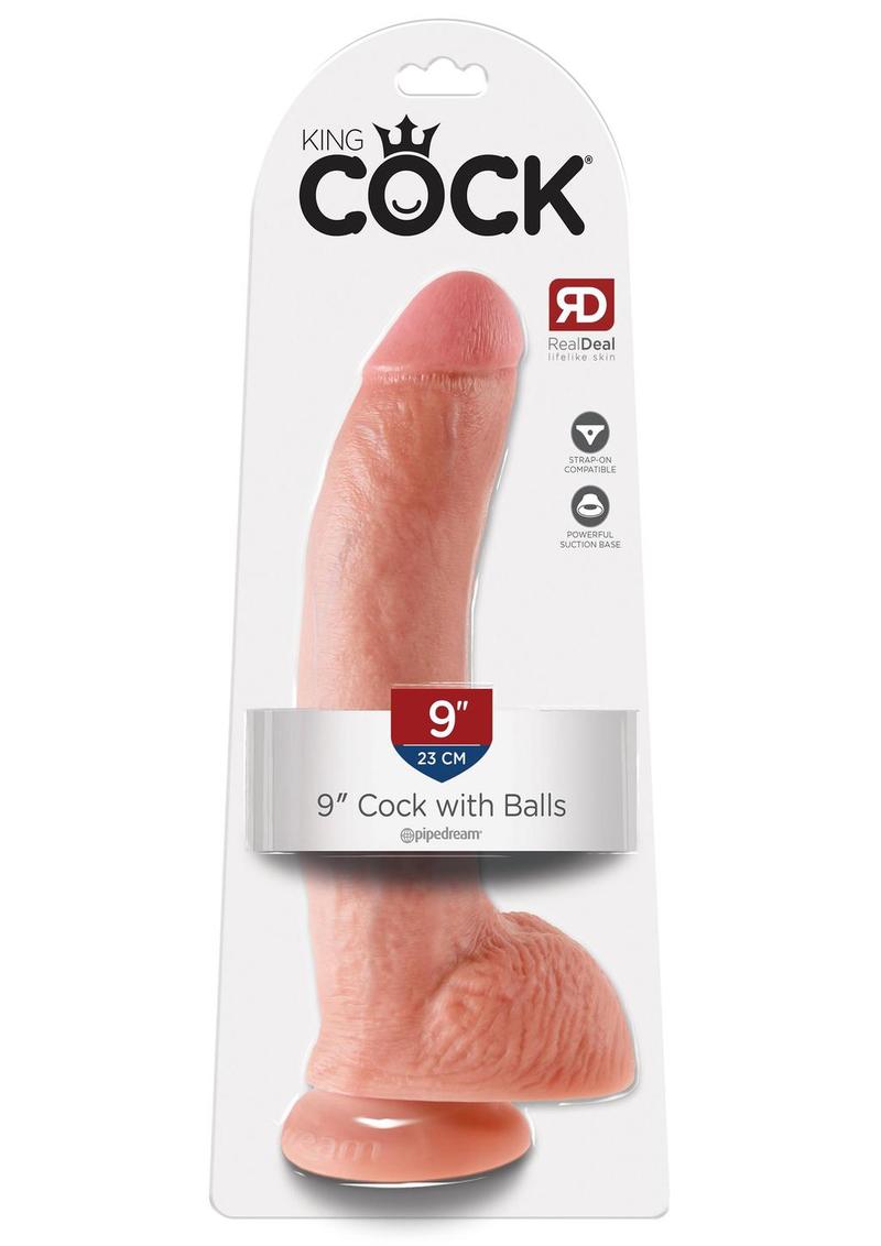 King Cock Realistic Dildo With Balls